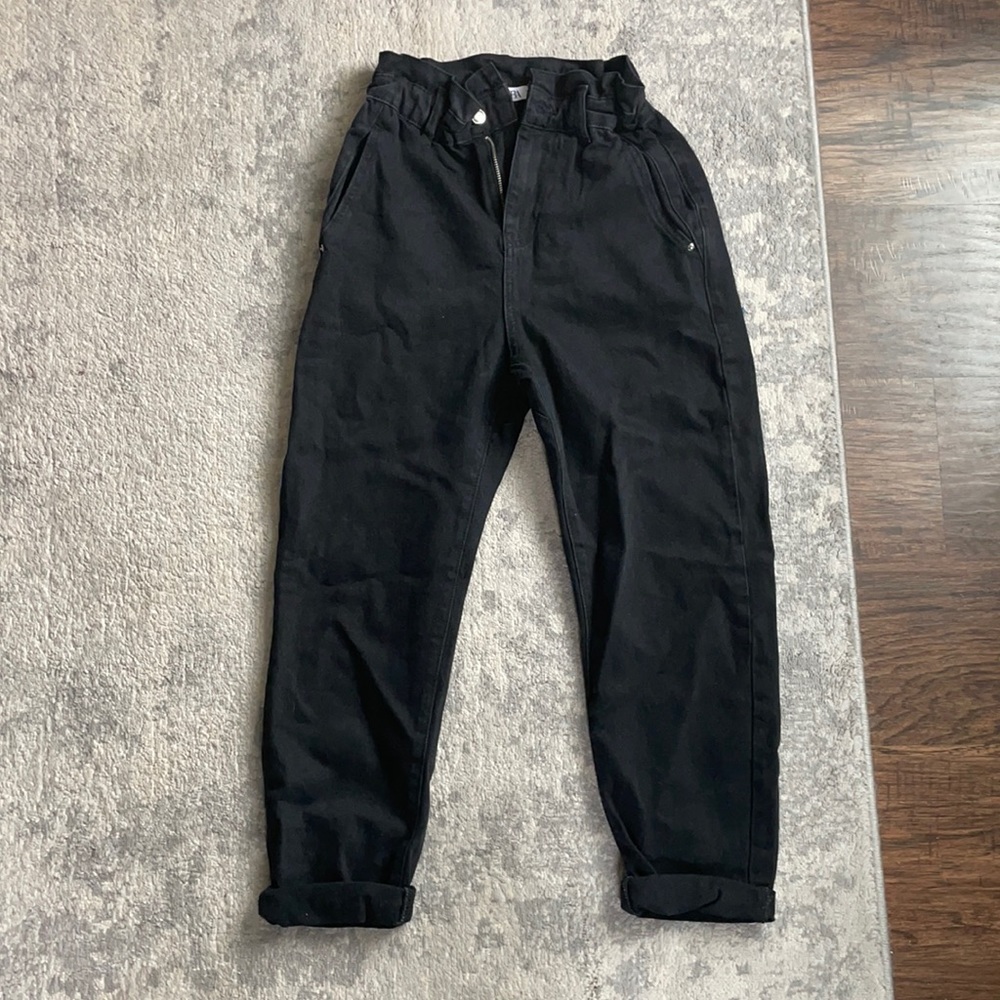 Black Zara Baggy Fit jeans